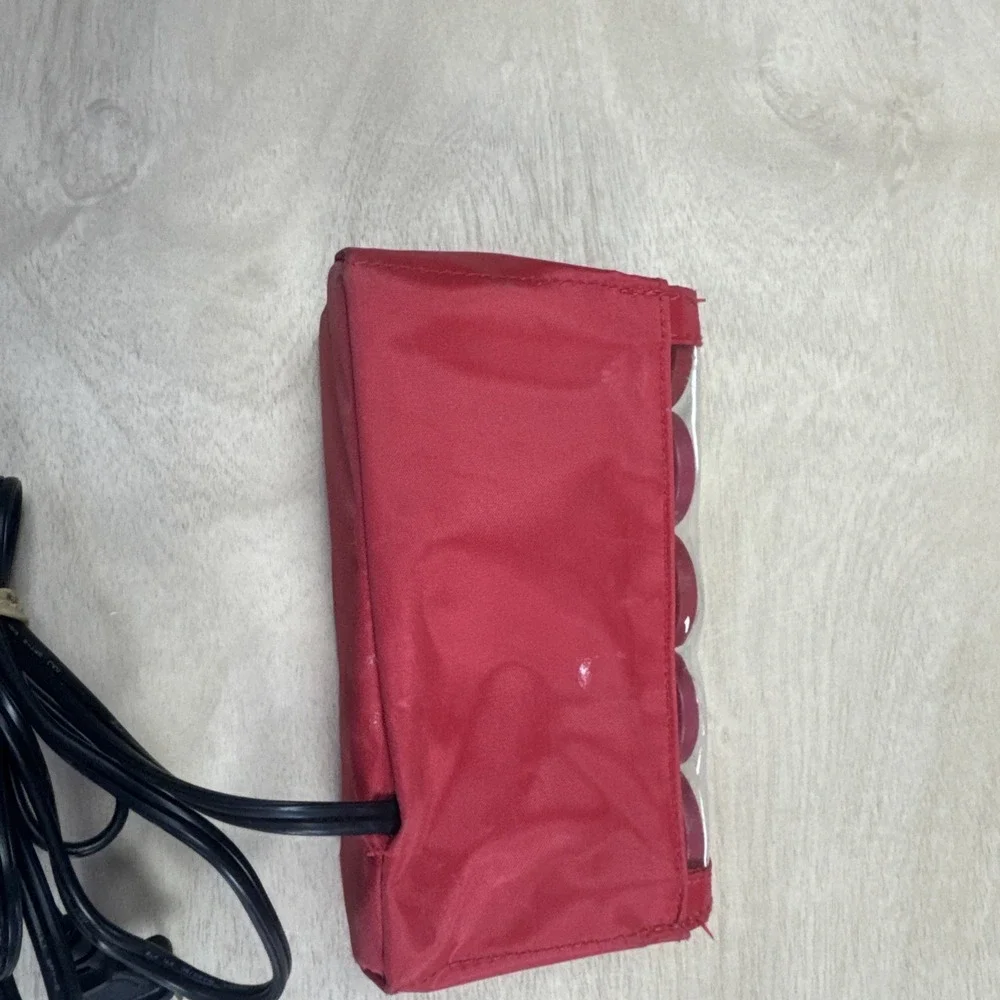 Remington All That Quick Travel Hair Curl Roller Red and Blue No Clips EUC CLEAN